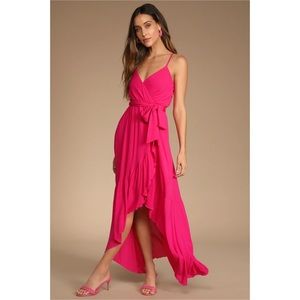 Lulu's Made for Sunshine Ruffled High-Low Dress NWT